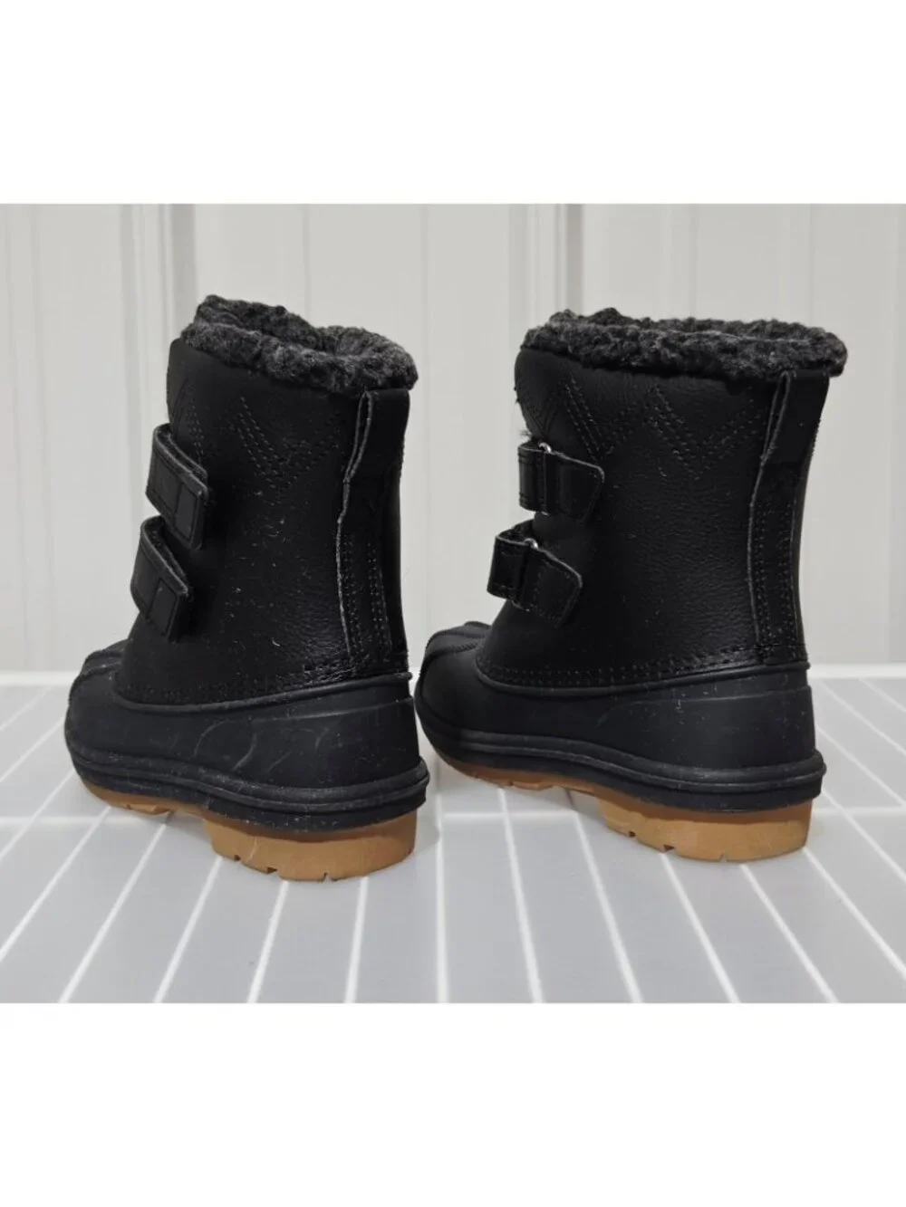Cat & Jack Denver Dual Hook & Loop Strap Snow Boots -- Little Boys' Size 10